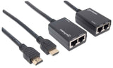 1080p HDMI over Ethernet Extender with Integrated Cables Image 3