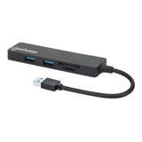 3-Port USB 3.0 Type-A Hub with Card Reader Image 1