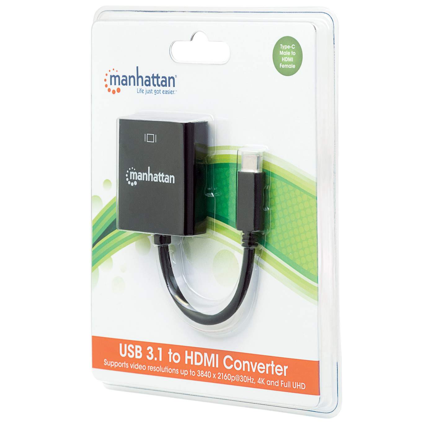 Manhattan Adaptateur multiport USB-C SuperSpeed vers double HDMI