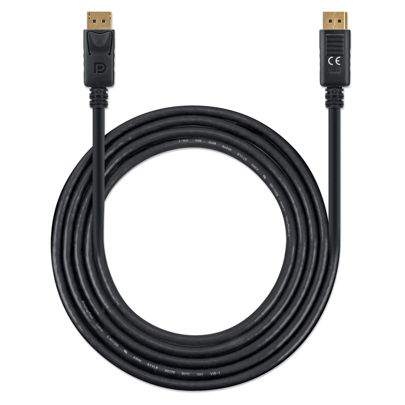 【MINTON*】 Manhattan 8K@60Hz DisplayPort 1.4 Cable (355575) – Manhattan
