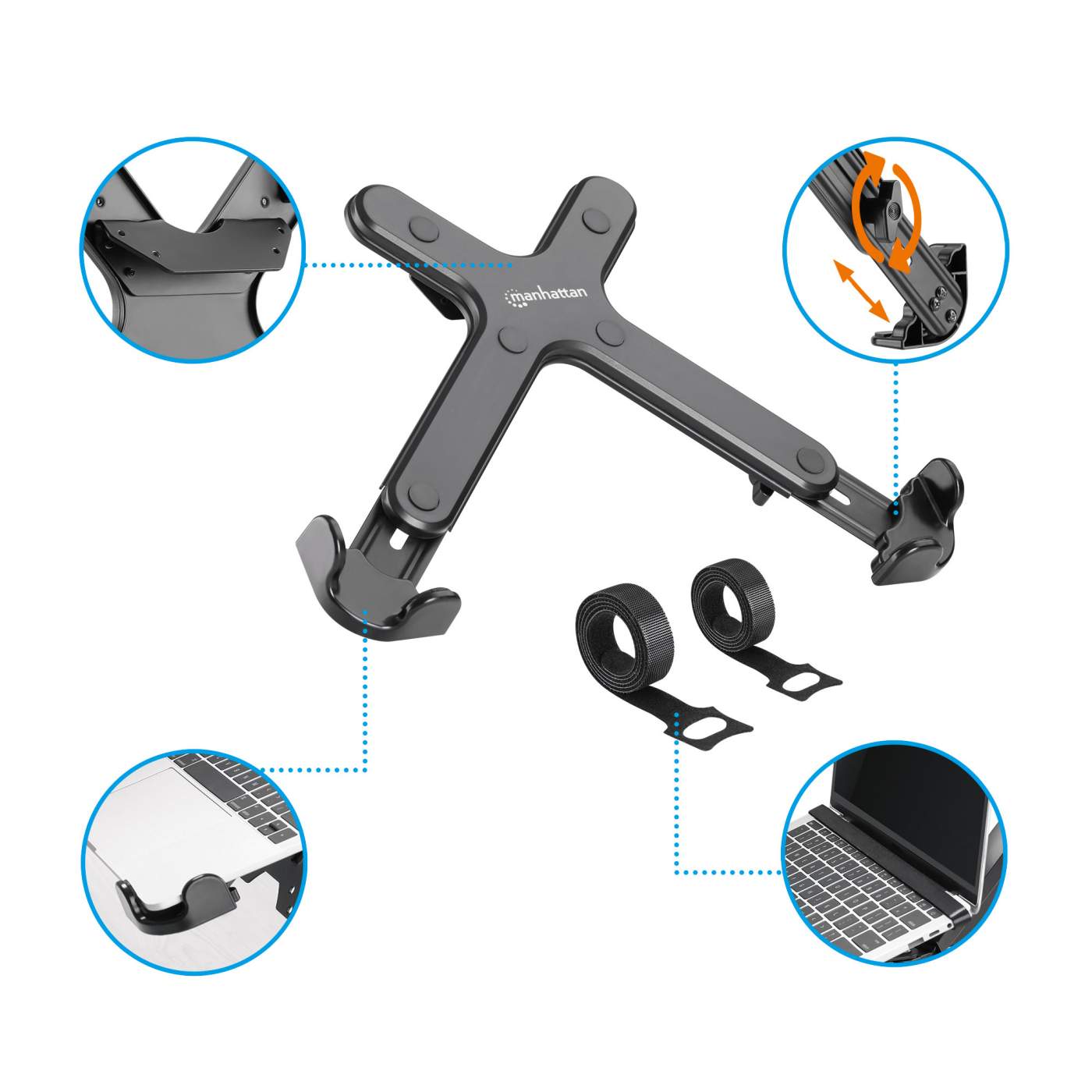 Adjustable VESA Mount Laptop Holder Image 10