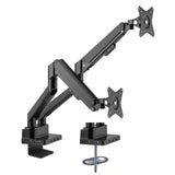 Aluminum Gas Spring Dual Monitor Desk Mount with 8-in-1 Docking Station Image 13