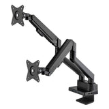 Aluminum Gas Spring Dual Monitor Desk Mount with 8-in-1 Docking Station Image 1