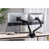 Aluminum Gas Spring Dual Monitor Desk Mount with 8-in-1 Docking Station Image 6