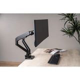 Aluminum Gas Spring Dual Monitor Desk Mount with 8-in-1 Docking Station Image 8