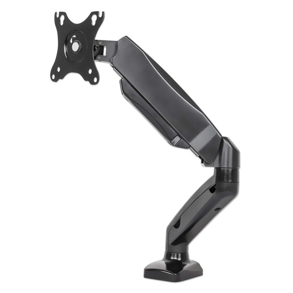 Aluminum Gas Spring Single Monitor Desk Mount Image 1