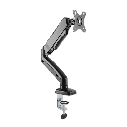 Aluminum Gas Spring Single Monitor Desk Mount Image 1