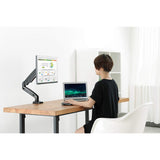 Aluminum Gas Spring Single Monitor Desk Mount Image 15