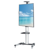 Aluminum Height-Adjustable Multimedia TV Cart Image 14