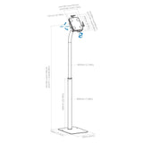 Anti-Theft Kiosk Floor Stand for Tablet and iPad Image 12