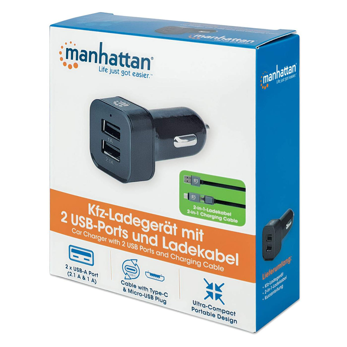 Manhattan Station de recharge USB (76 W, Charge rapide) - Galaxus