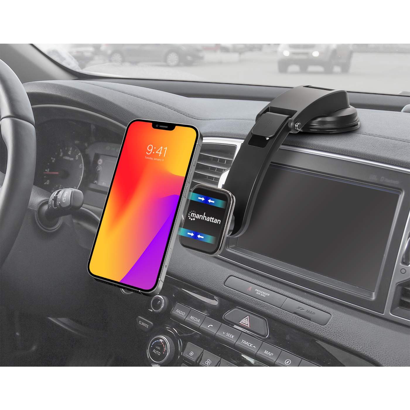 Phone Holder Dashboard Sat Nav Holder Car Dashboard Mount With