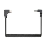 Coiled USB-A to USB-C Charging Cable Image 4