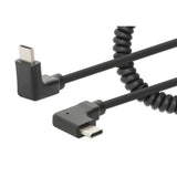 Coiled USB-C to USB-C Charging Cable Image 1
