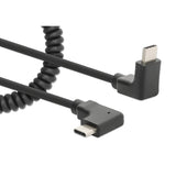 Coiled USB-C to USB-C Charging Cable Image 3