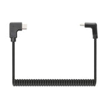 Coiled USB-C to USB-C Charging Cable Image 4
