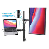 Desktop Combo Mount with Monitor Arm and Laptop Stand Image 10