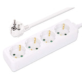 EU Power Strip with 4 Outlets Image 7