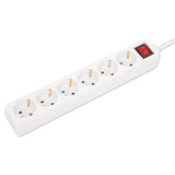 EU Power Strip with 6 Outlets and Switch Image 3