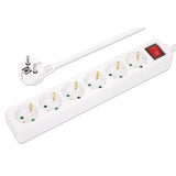 EU Power Strip with 6 Outlets and Switch Image 7