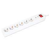 EU Power Strip with 6 Surge Protector Outlets and Switch Image 3