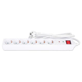 EU Power Strip with 6 Surge Protector Outlets and Switch Image 6