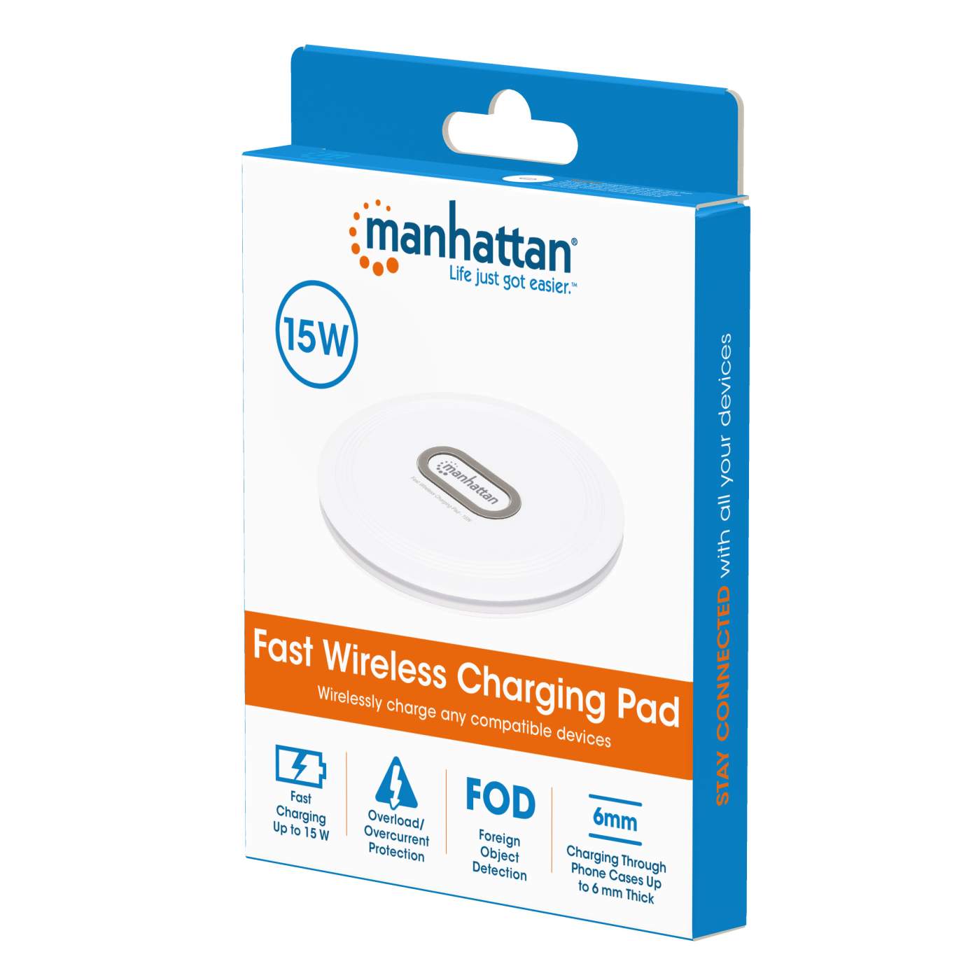 Manhattan Fast Wireless Charging Pad - 15 W (406024)