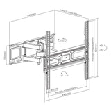 Full-Motion TV Wall Mount with Post-Leveling Adjustment Image 10