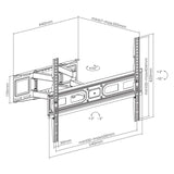 Full-Motion TV Wall Mount with Post-Leveling Adjustment Image 11