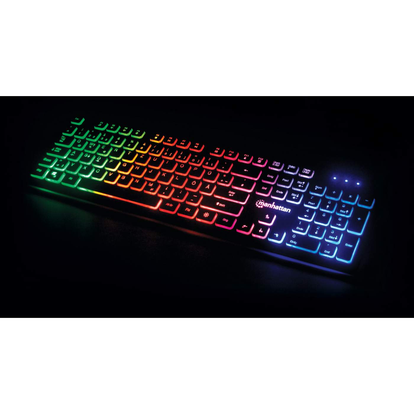 Manhattan Gaming Keyboard - Low-Force Key Edition (179485 Manhattan Gaming Keyboard - Low-Force Key Edition (179485