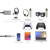 Headset Adapter Cable with Stereo Audio Aux Y-Splitter Image 6