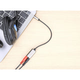 Headset Adapter Cable with Stereo Audio Aux Y-Splitter Image 7