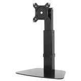 Height Adjustable Gas Spring Single Monitor Desktop Stand Image 1