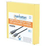 High-Speed HDMI Active Optical Cable with Detachable Connector Packaging Image 2