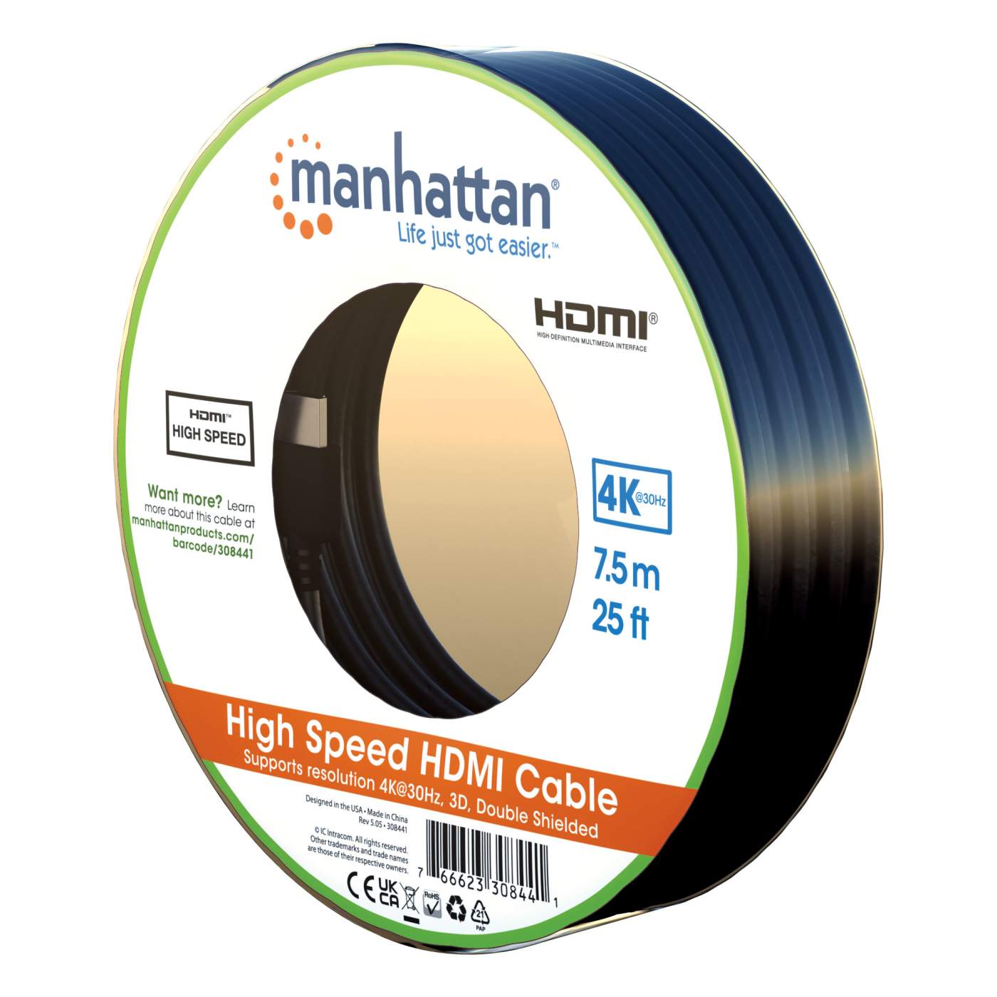 High Speed HDMI Cable Packaging Image 2