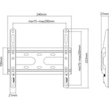 Low-Profile Fixed TV Wall Mount Image 10