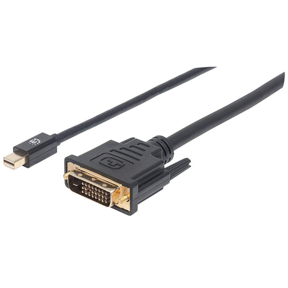Mini DisplayPort 1.2a to DVI Cable Image 1