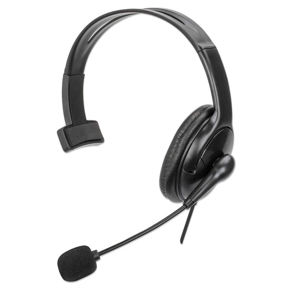Mono USB Headset with Reversible Microphone Image 1