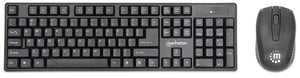 Manhattan Wireless Keyboard and Optical Mouse Set (178990)