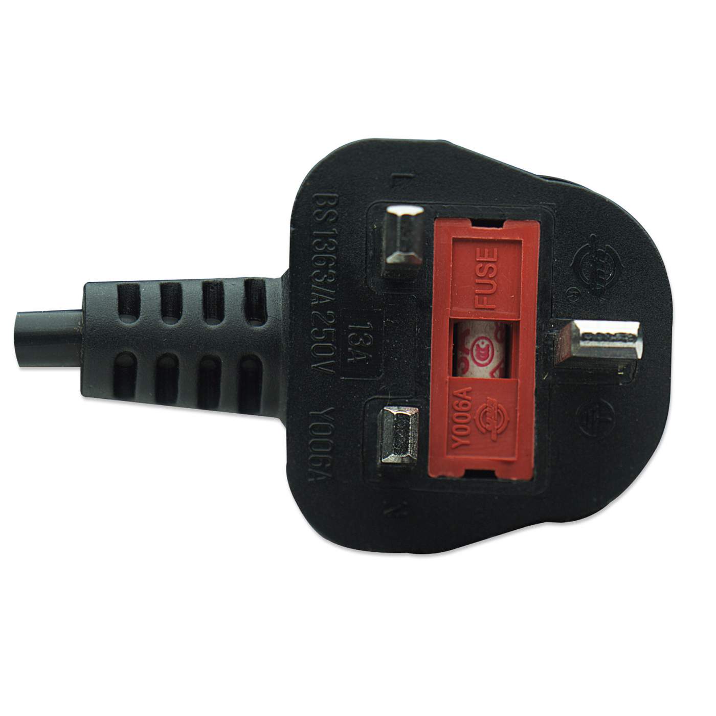 Le fil électrique câble standard BS1363 UK 13a fusionné le connecteur ABS -  Chine Fiche britannique, 13d'un bouchon