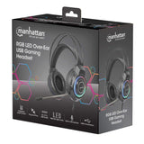 RGB LED Over-Ear USB Gaming Headset Packaging Image 2