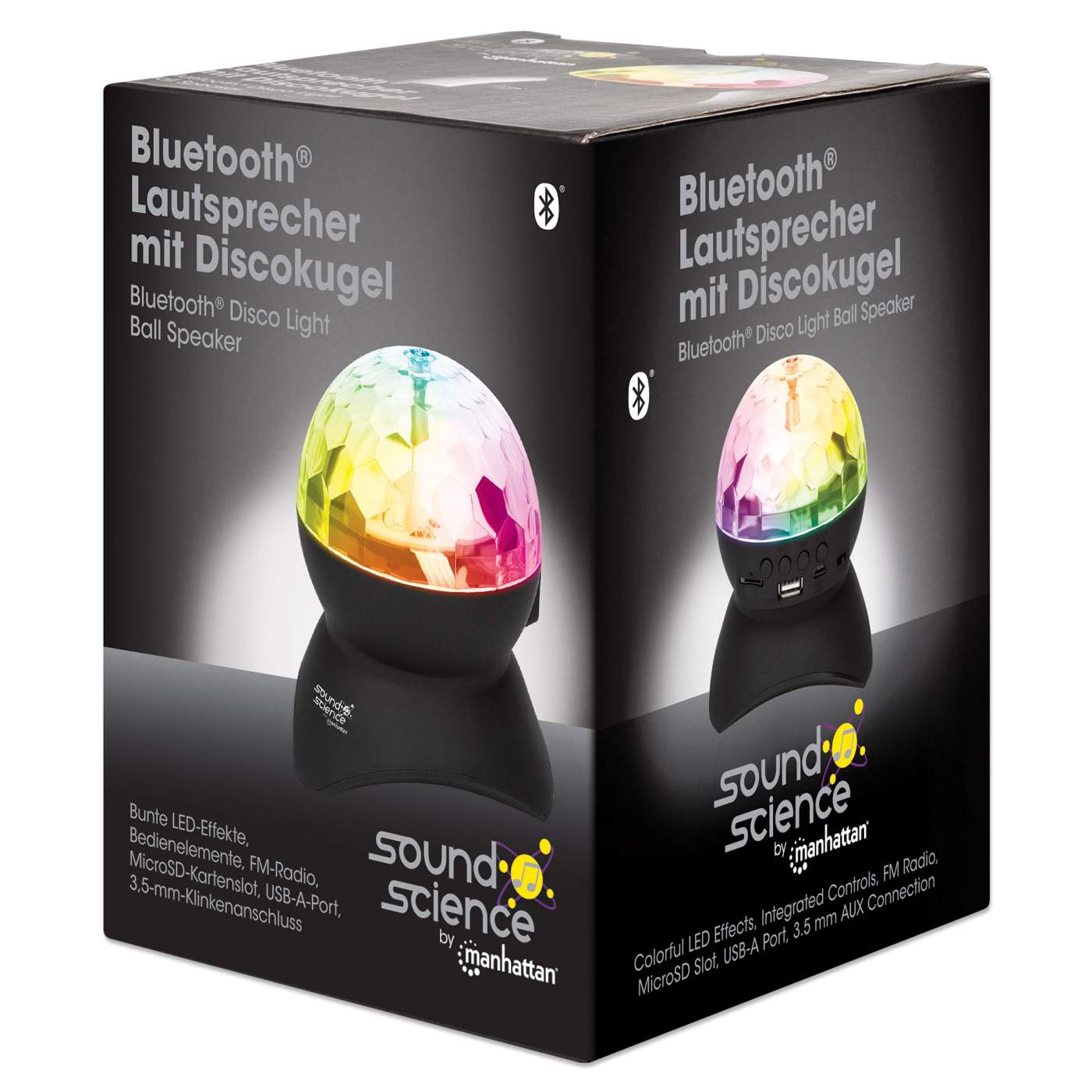 Sound Science Bluetooth® Disco Light Ball Speaker II (165068)