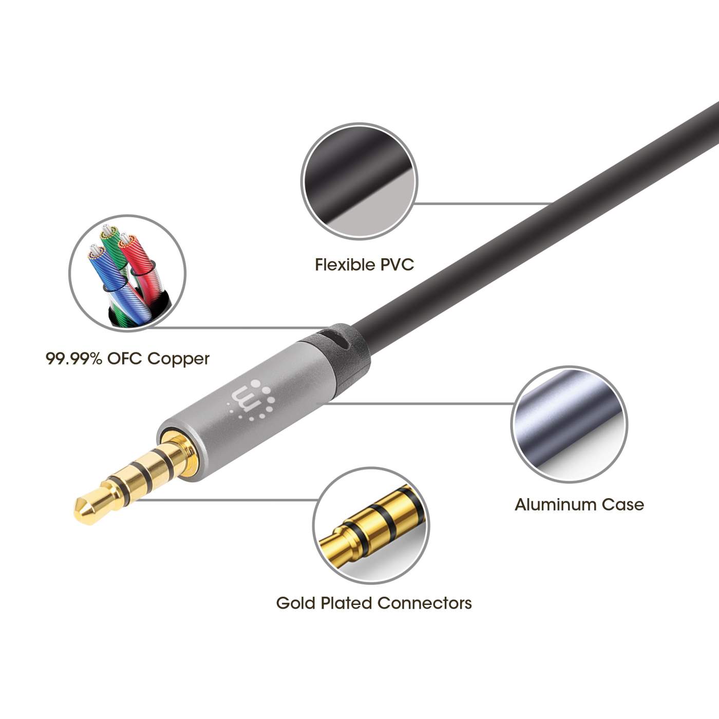 Stereo Audio Aux Cable Image 6