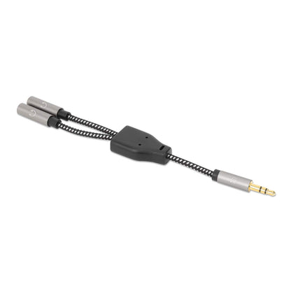 Stereo Audio Aux Headphone Y-Splitter Cable Image 3