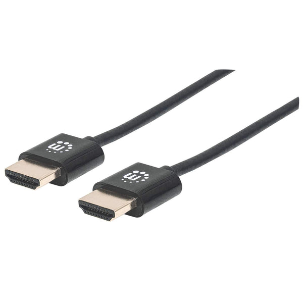 Manhattan Super slim High Speed HDMI Cable w Ethernet 394376