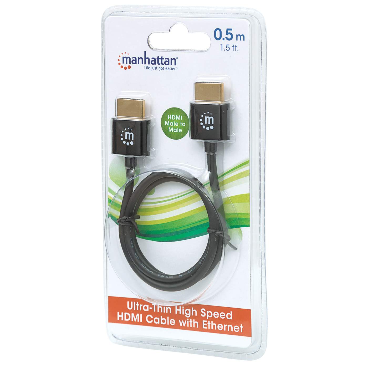 Super-slim High Speed HDMI Cable with Ethernet  Packaging Image 2