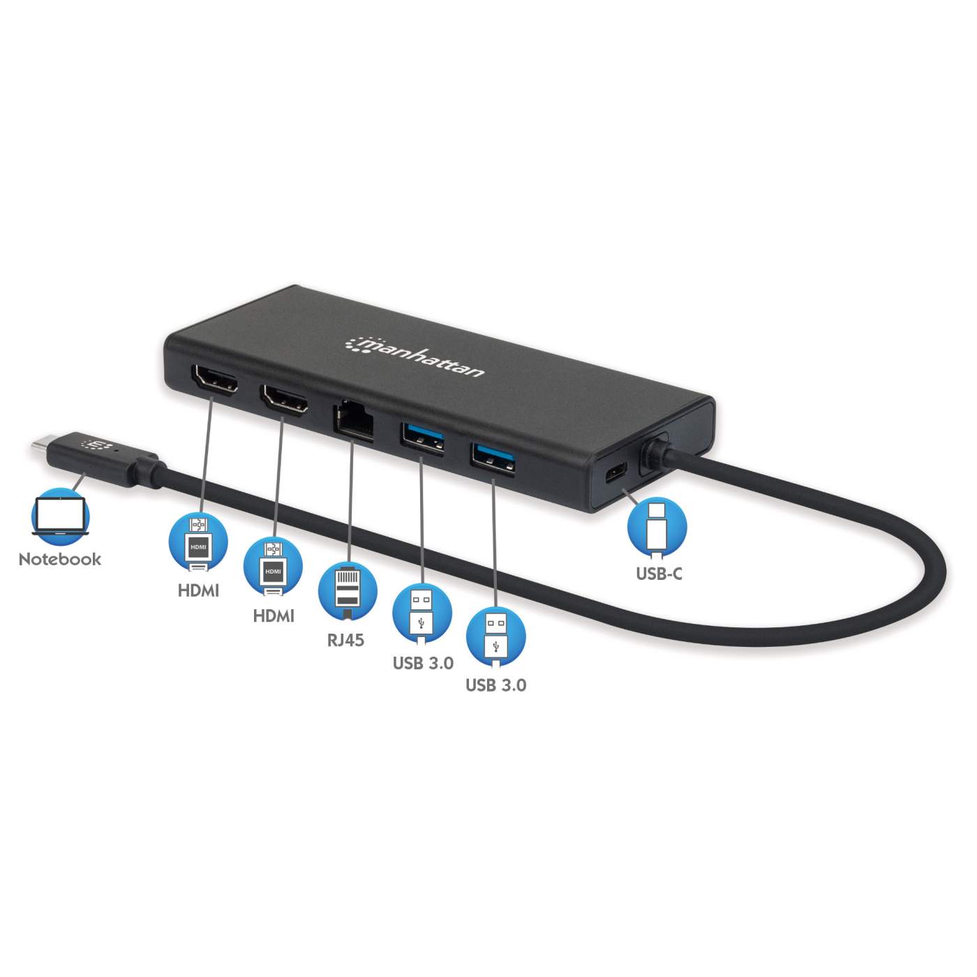 SuperSpeed USB-C to HDMI Multiport Adapter (152747)