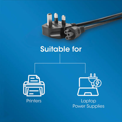 UK Power Cable BS1363 to C5 Image 7