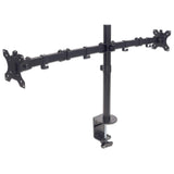 Universal Dual Monitor Mount with Double-Link Swing Arms Image 4