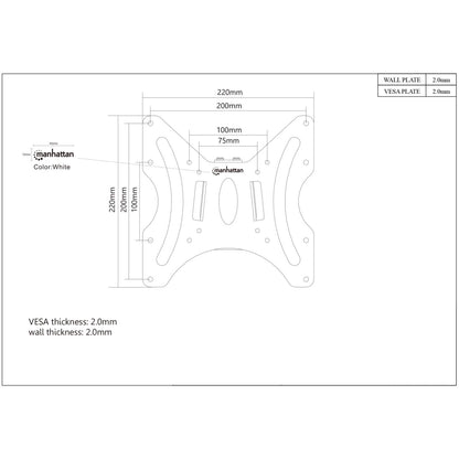 Universal Flat-Panel TV Ultra Slim Wall Mount Image 7